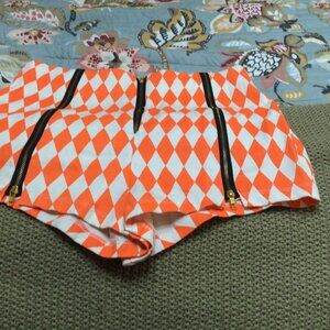 Size Med New Vintage Shorts Size Med Orange White